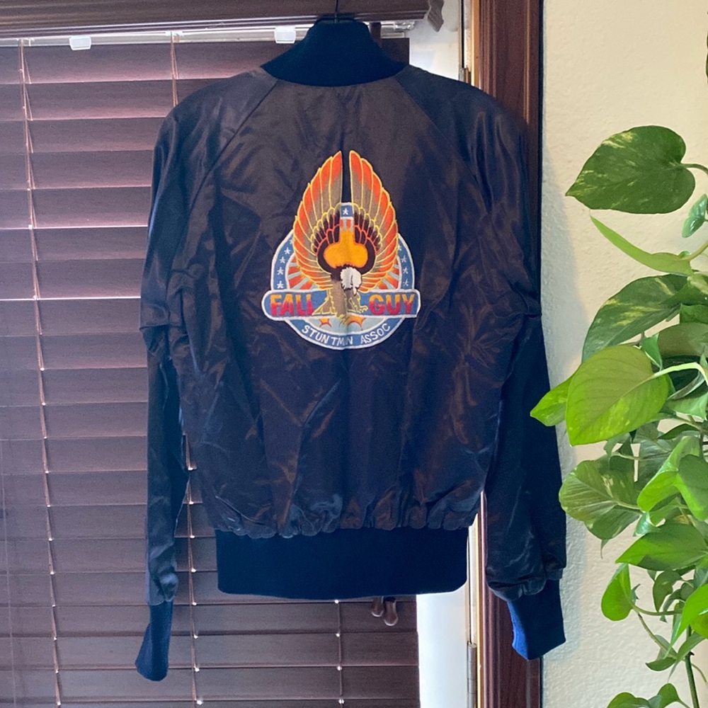 Vintage “Fall Guy” Crew Bomber Jacket